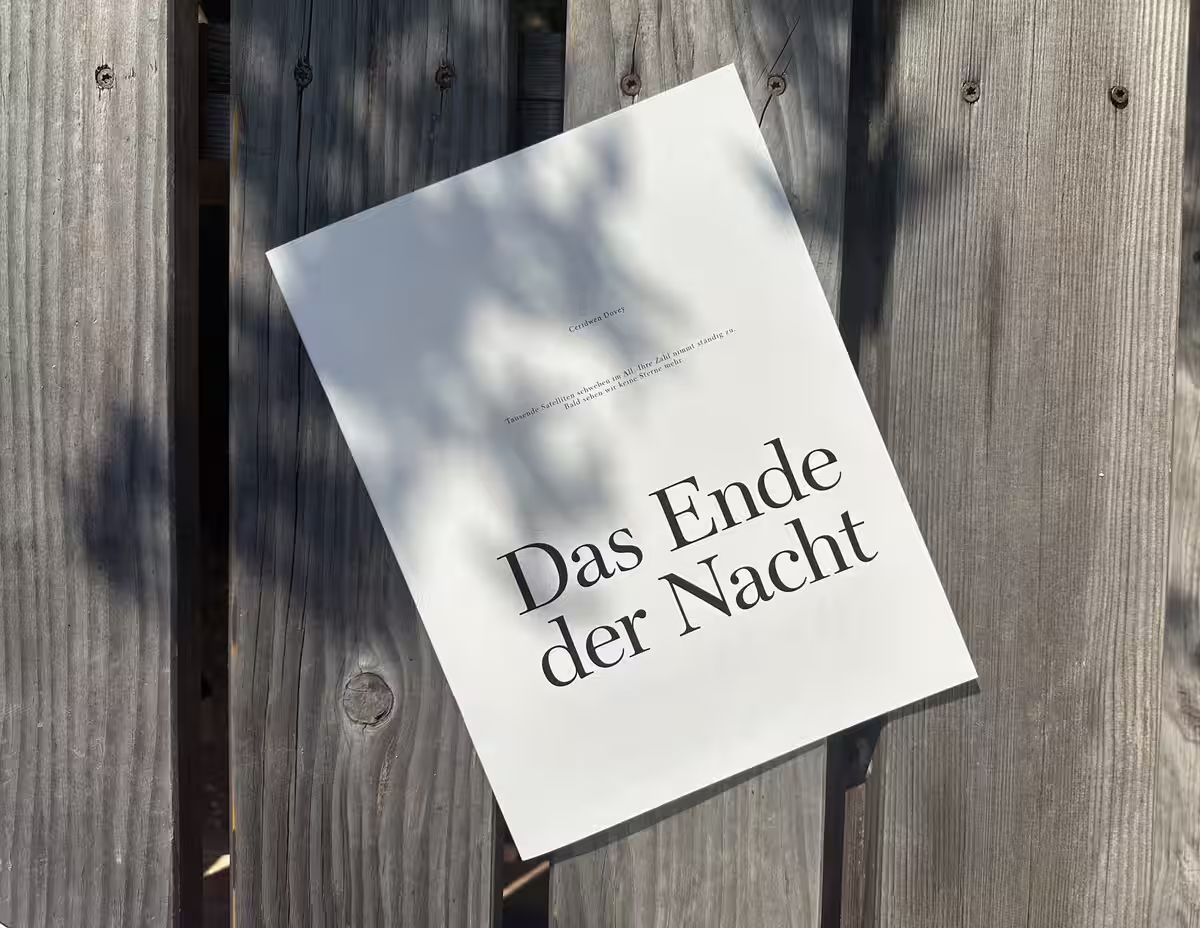 Booklet und Magazin, gedruckt