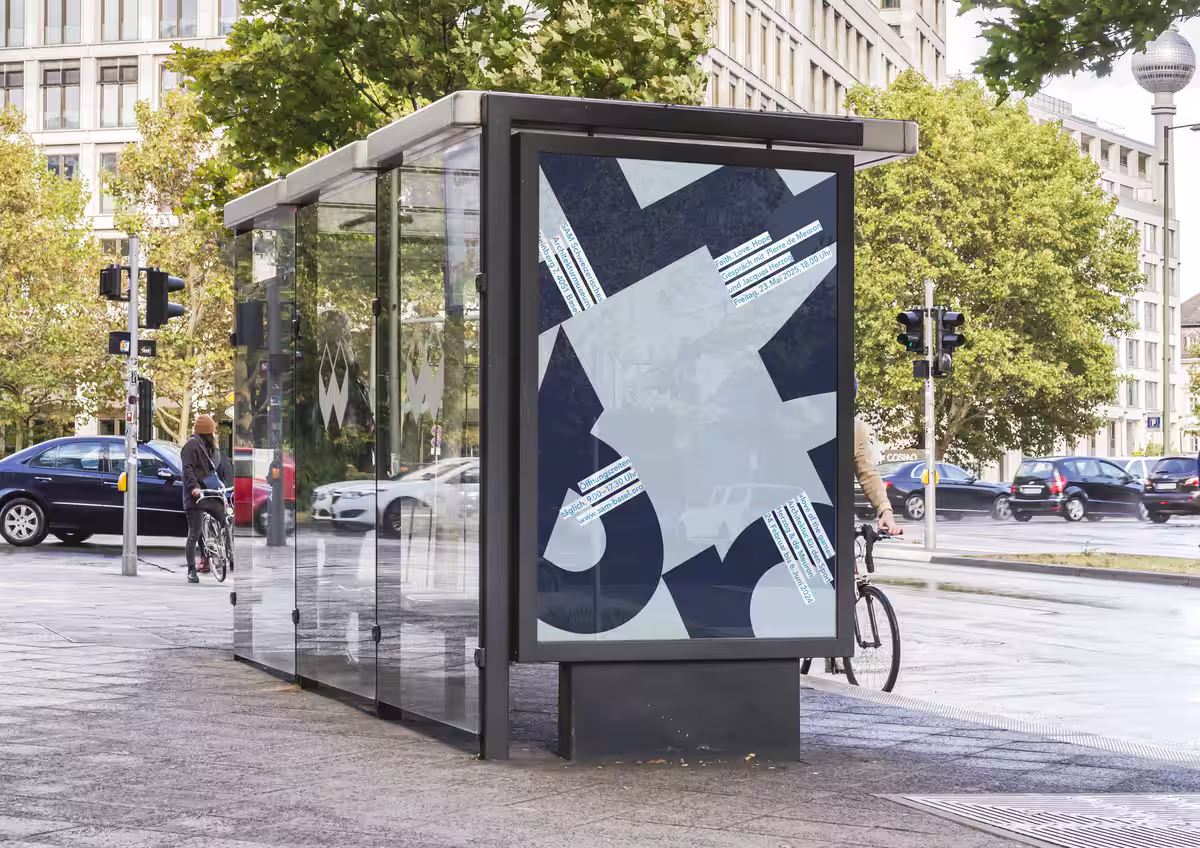 Plakat im Stadtraum, Mockup